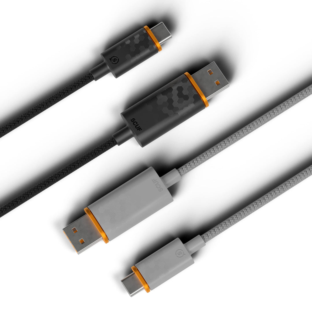 SCUF Braided USB-C Cable – 6ft / 2m for Xbox Controllers, Fast Charging & Reliable Connection