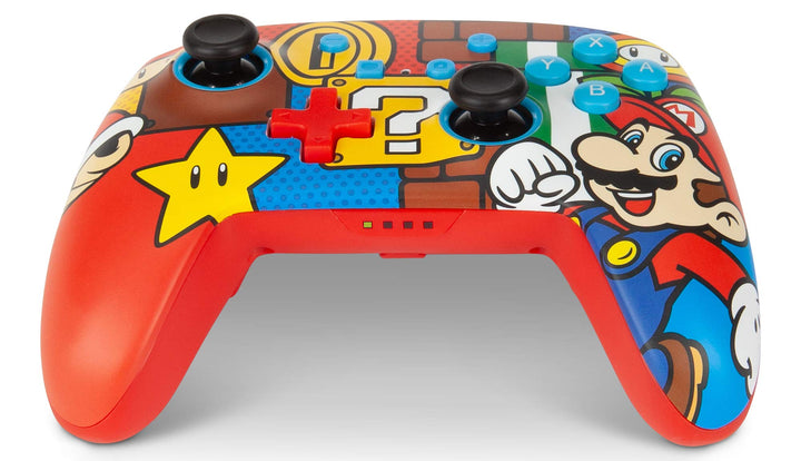 PowerA Enhanced Wireless Gamepad for Nintendo Switch - Mario Pop Design