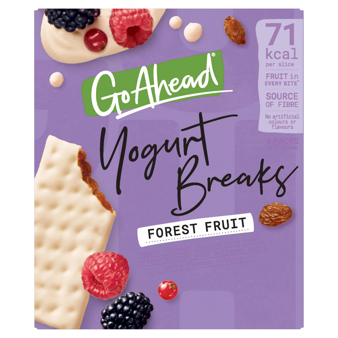 Go Ahead Forest Fruit Yogurt Breaks, 4 Bars, 142 g
