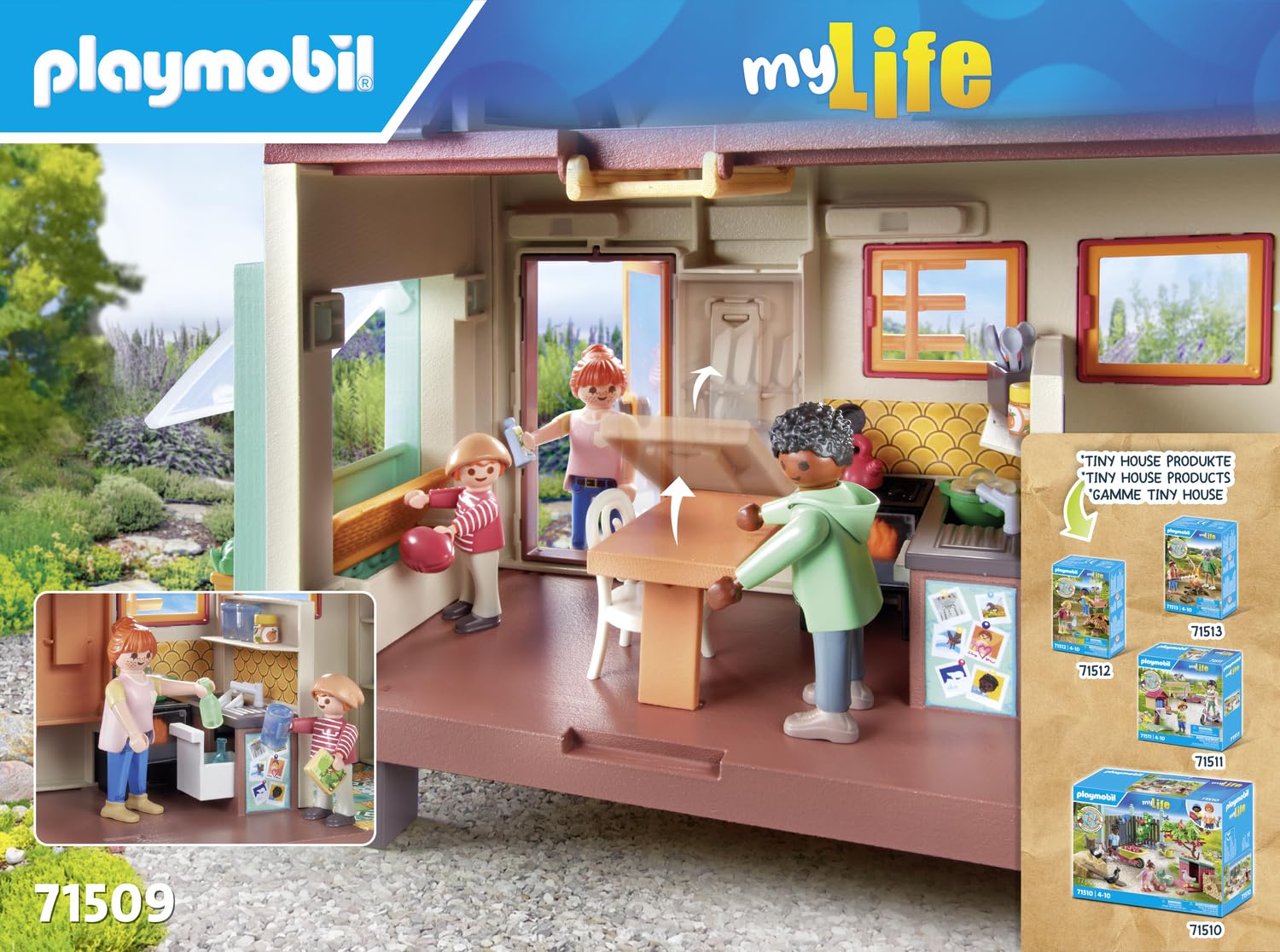 Playmobil Tiny House Playset - 160-Piece Detailed Home with Figures & Accessories for Ages 4+ 12