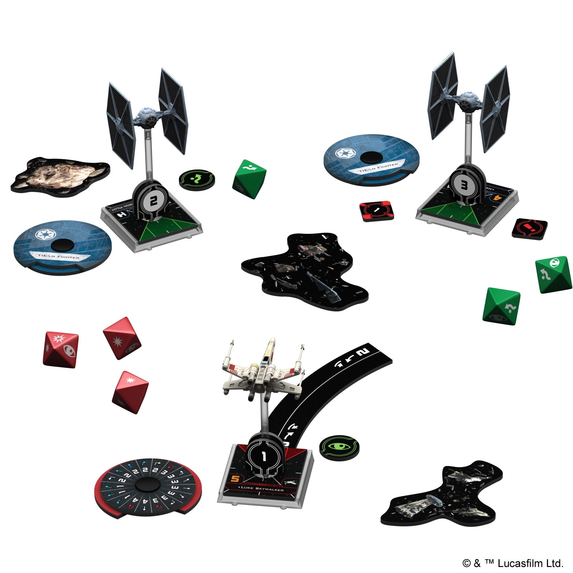 Atomic Mass Games Star Wars X-Wing Second Edition Core Set | Tabletop Miniature Gaming 2
