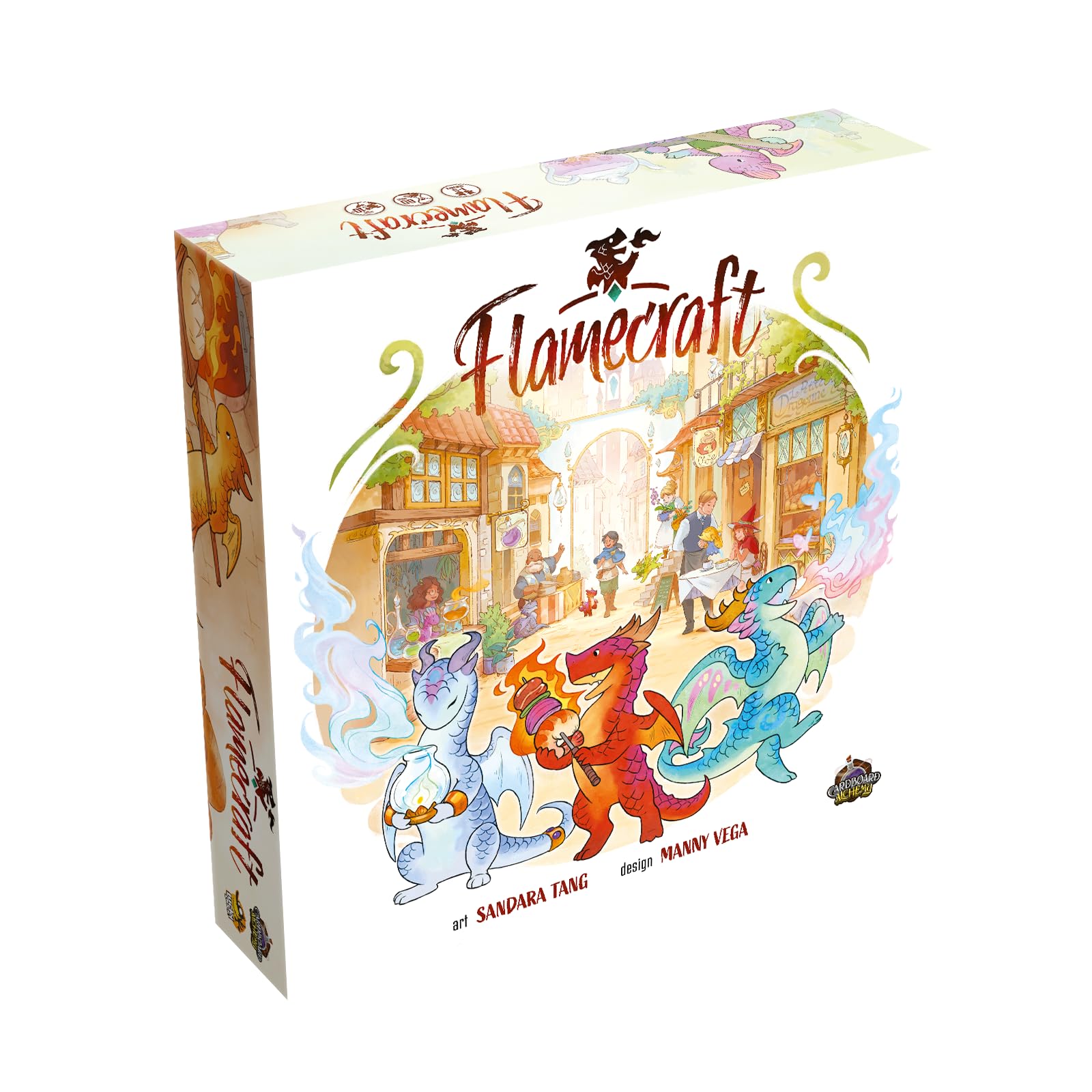 Lucky Duck Games Flamecraft Board Game | Strategy | 1-5 Players | 60 Min 1