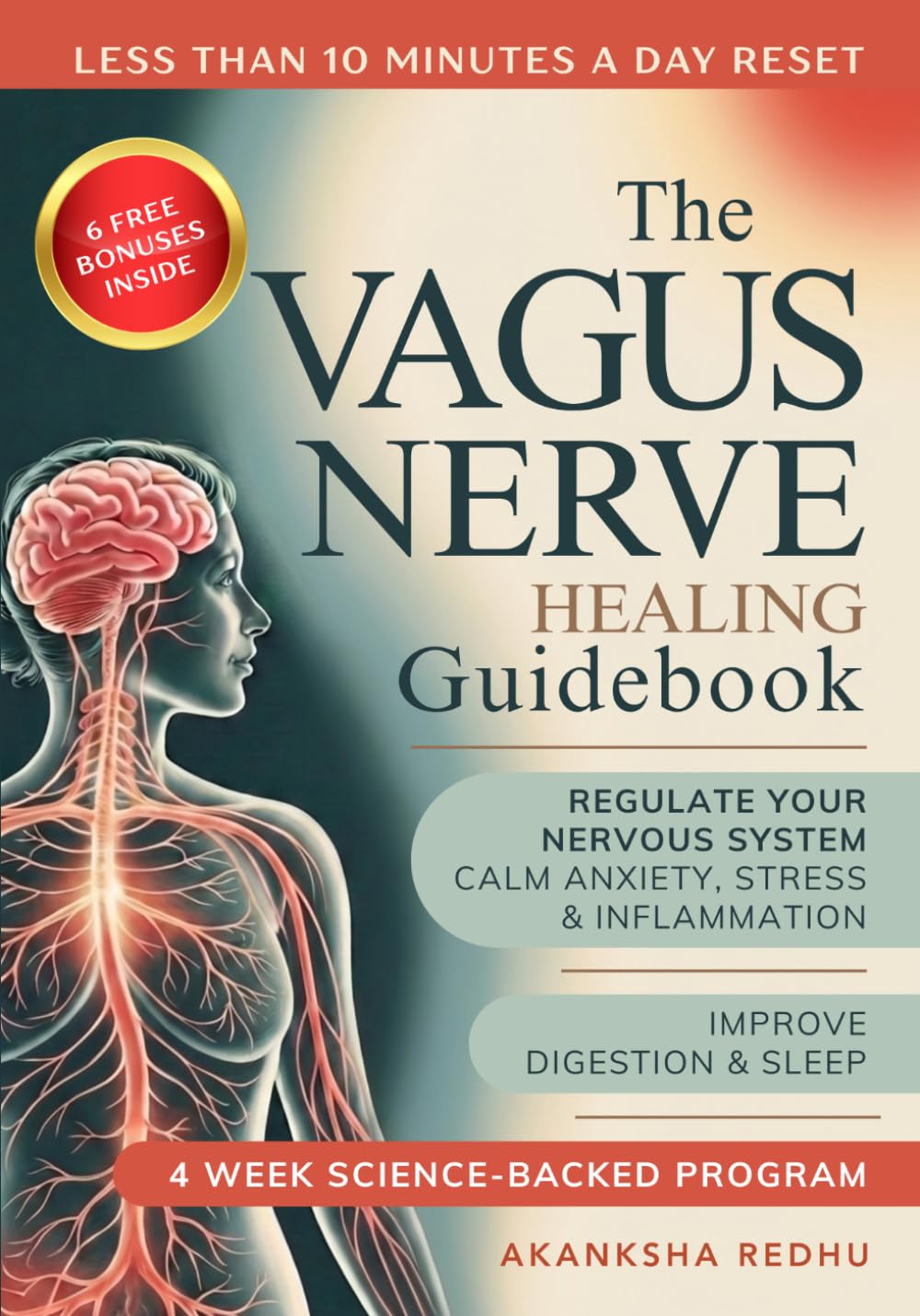 The Vagus Nerve Healing Guidebook: A 4 Week Program to Regulate Your Nervous System by Akanksha Redhu 1