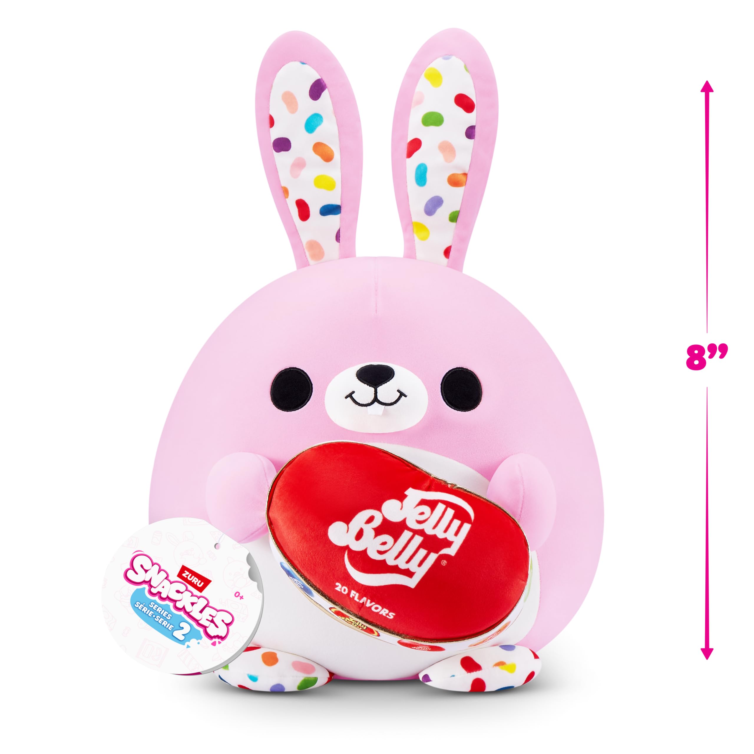 Snackles Series 2 Wave 2 - Snack Swap Bunny Cuddly Squishy Plush Toy, 20 cm 2