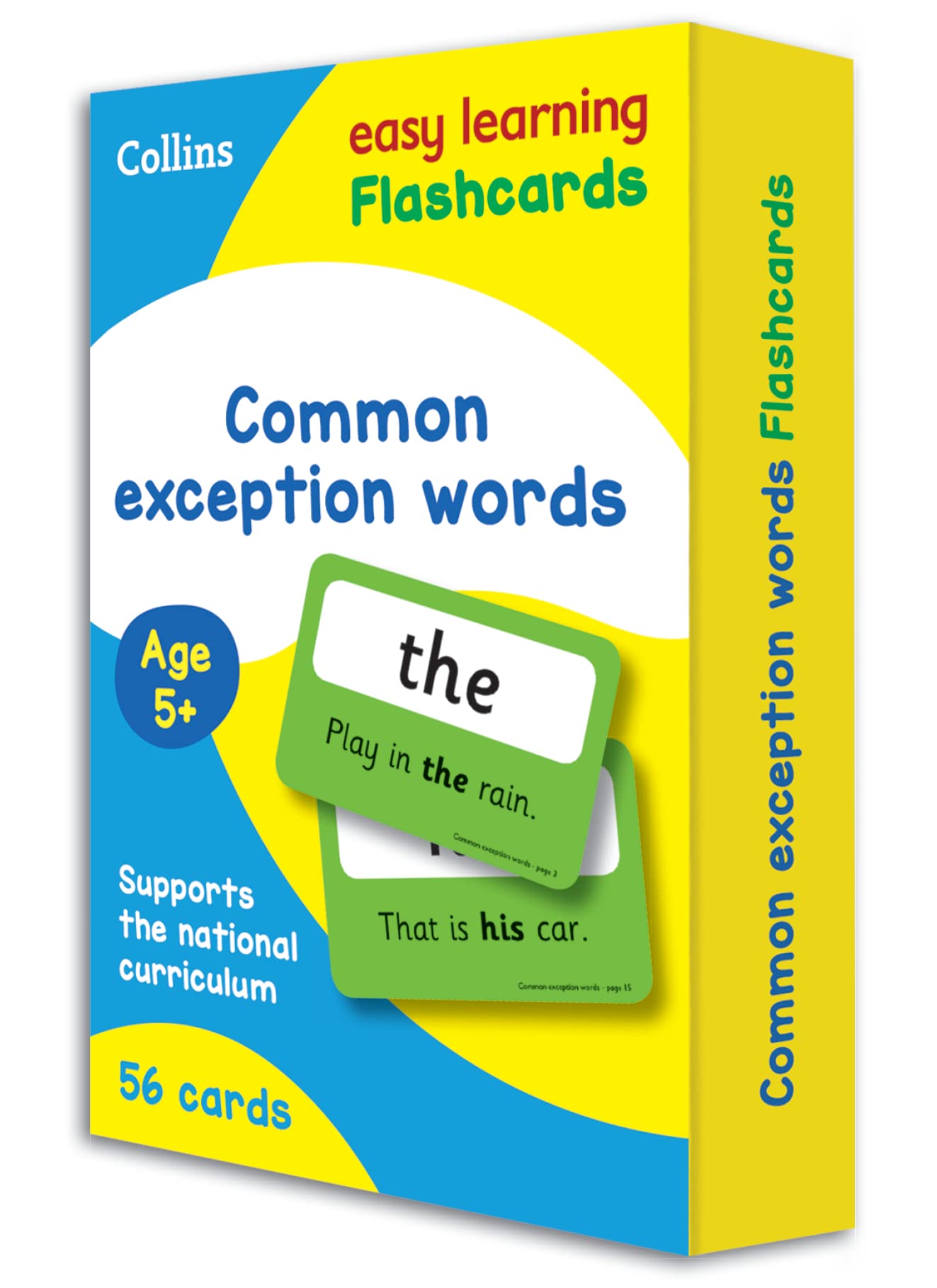 Collins Common Exception Words Flashcards - Ideal for KS1 Home Learning | Ages 5-7