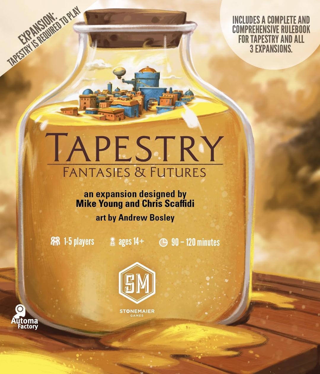 Stonemaier Games Tapestry: Fantasies & Futures Expansion