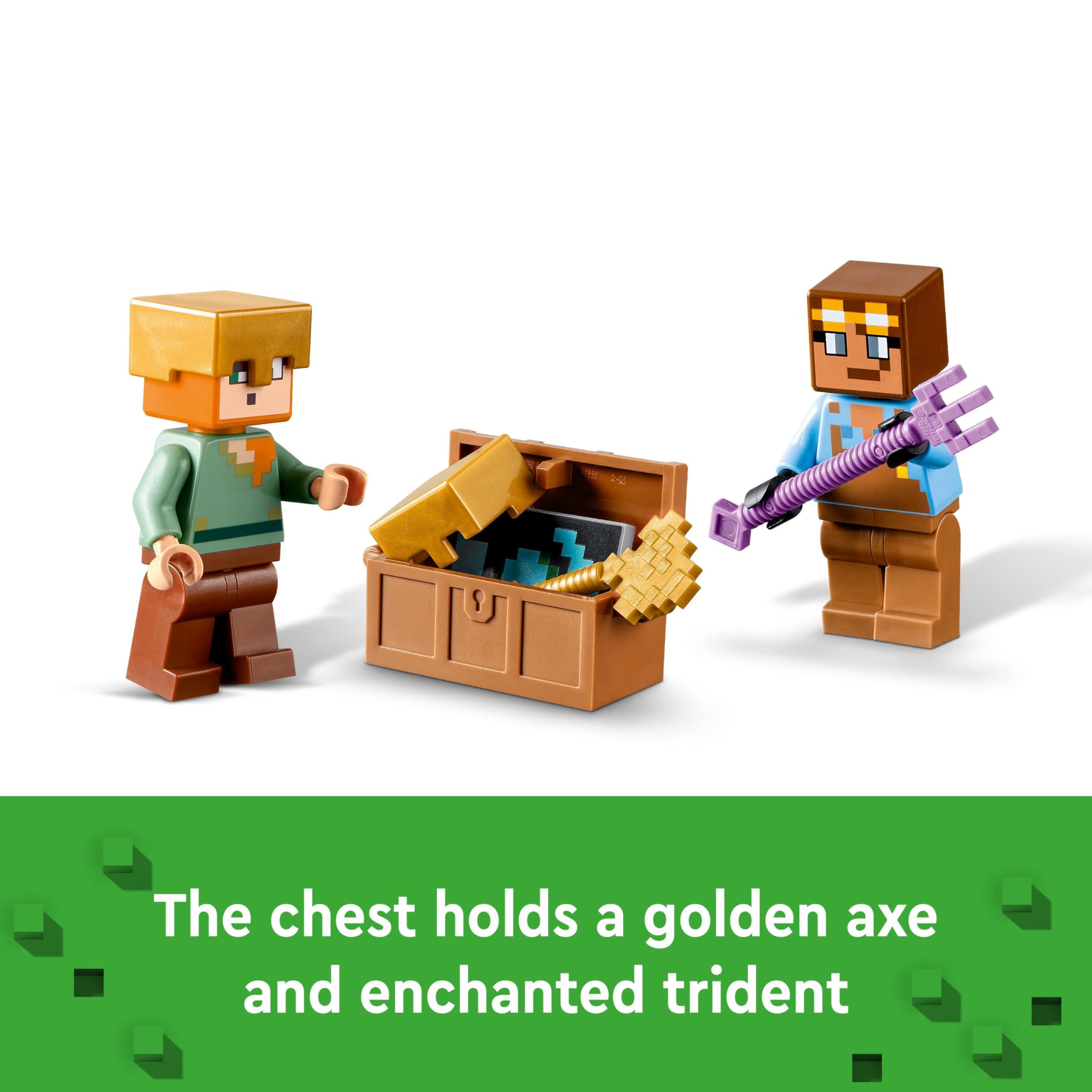 LEGO Minecraft The Armoury 21252 - Building Set with Alex, Armoursmith & Nether Portal 5