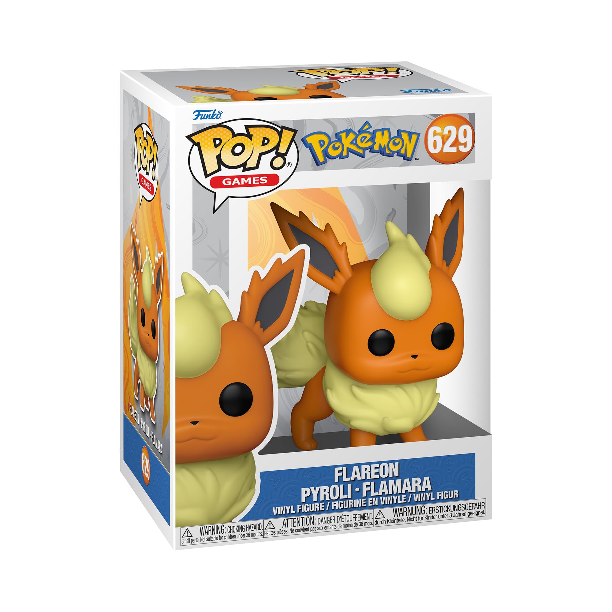 Funko POP Games: Flareon Vinyl Figure | Pokemon Collection | 3.75 Inches Tall 1