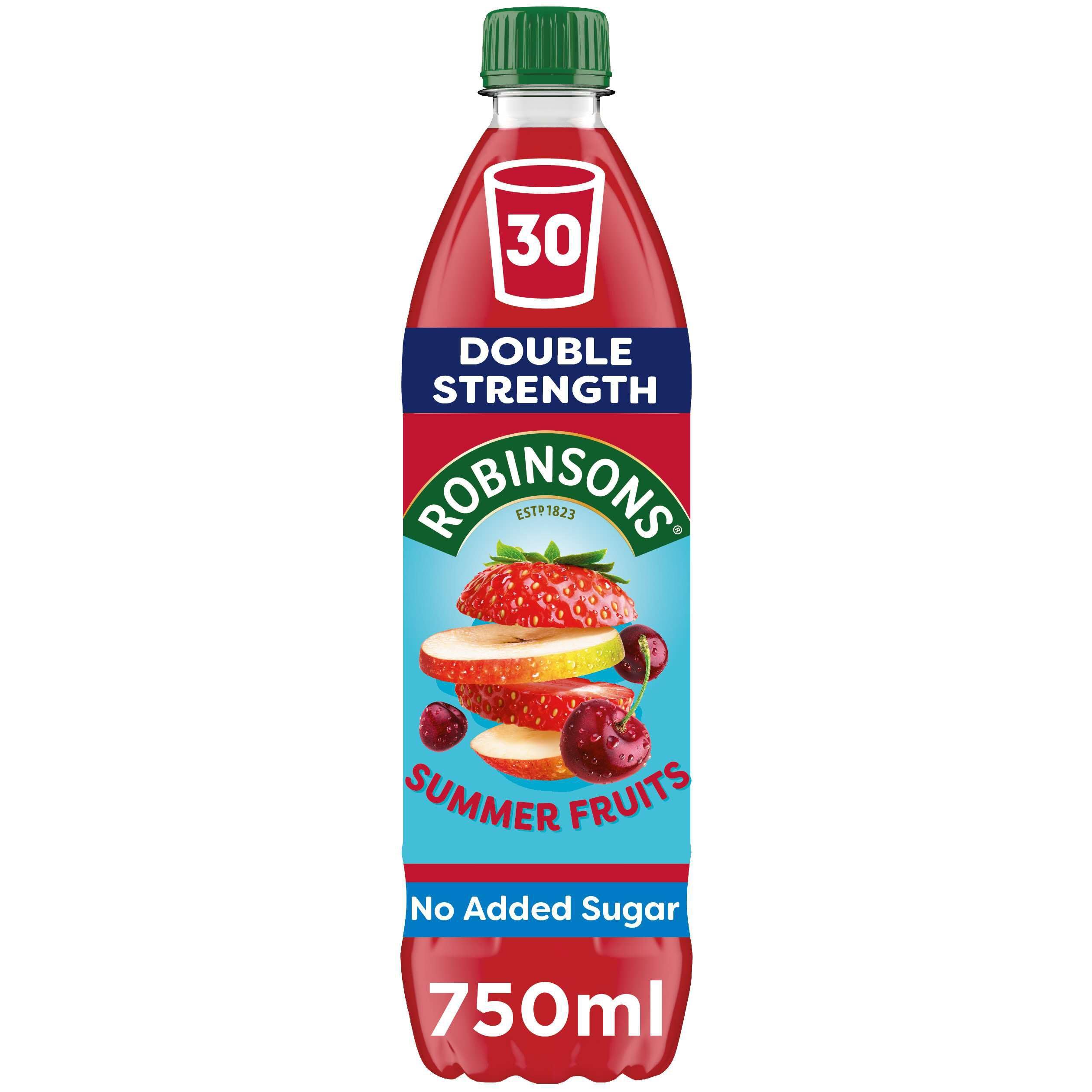 Robinsons Summer Fruits Squash - Low Calorie Double Strength Concentrate | 750ml 1