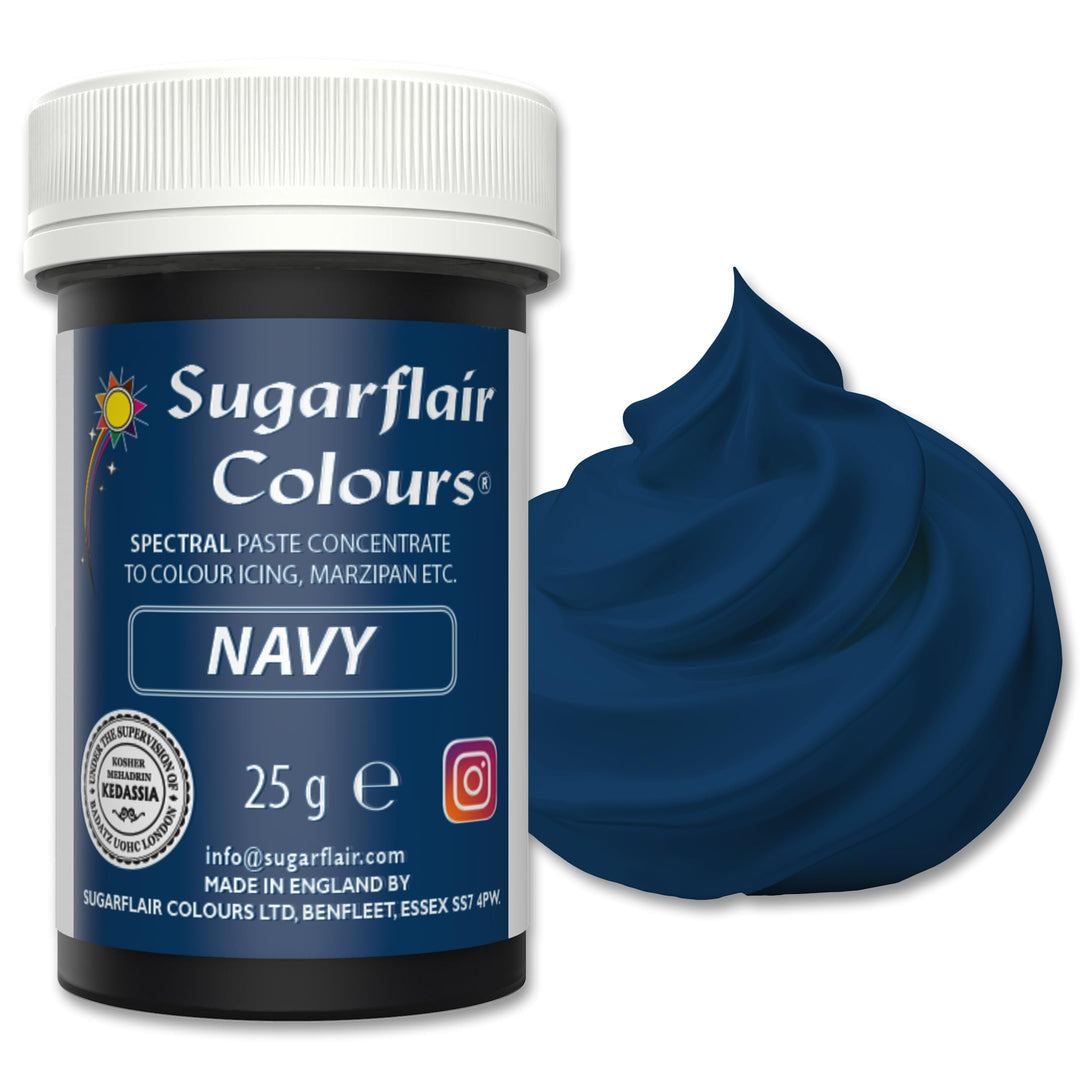 Sugarflair Spectral Navy Blue Food Colouring Paste (30g)