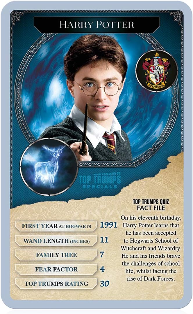 Top Trumps Harry Potter 30 Witches and Wizards Specials Card Game