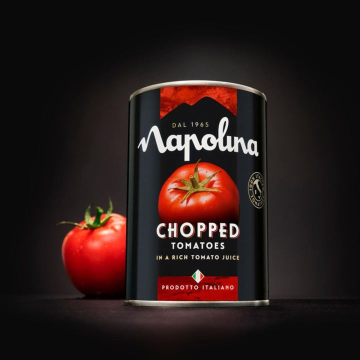 Napolina Chopped Tomatoes, 4 x 400g