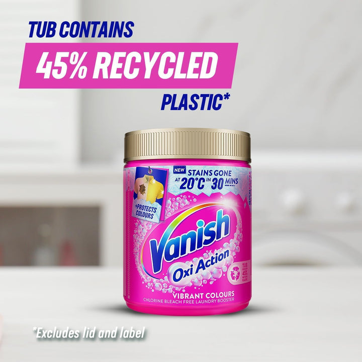 Vanish Gold Oxi Action Stain Remover and Laundry Booster Powder for Colours 1.41kg