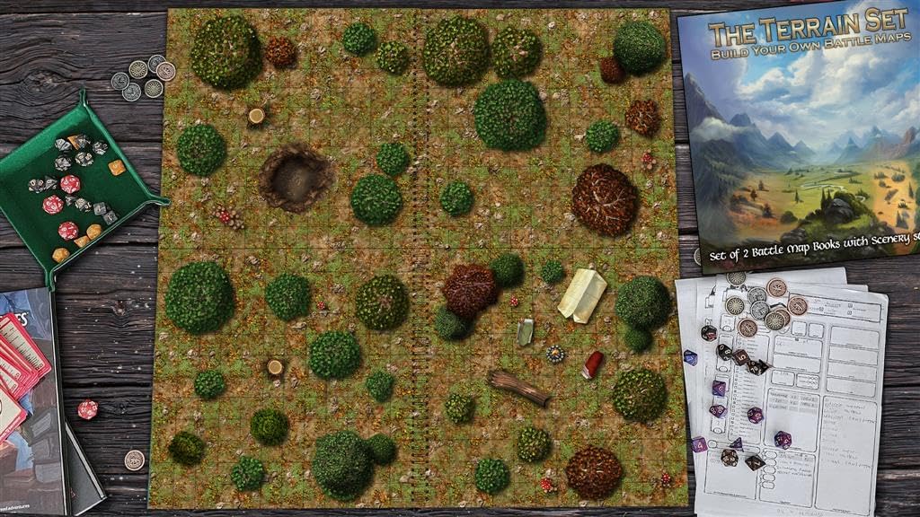 Loke BattleMats The Terrain Set Build Your Own Battle Map Kit 4