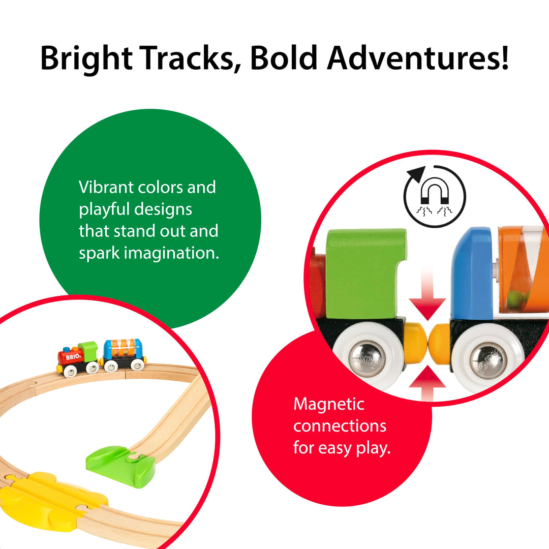 BRIO My First Railway Beginner Pack Wooden Train Set