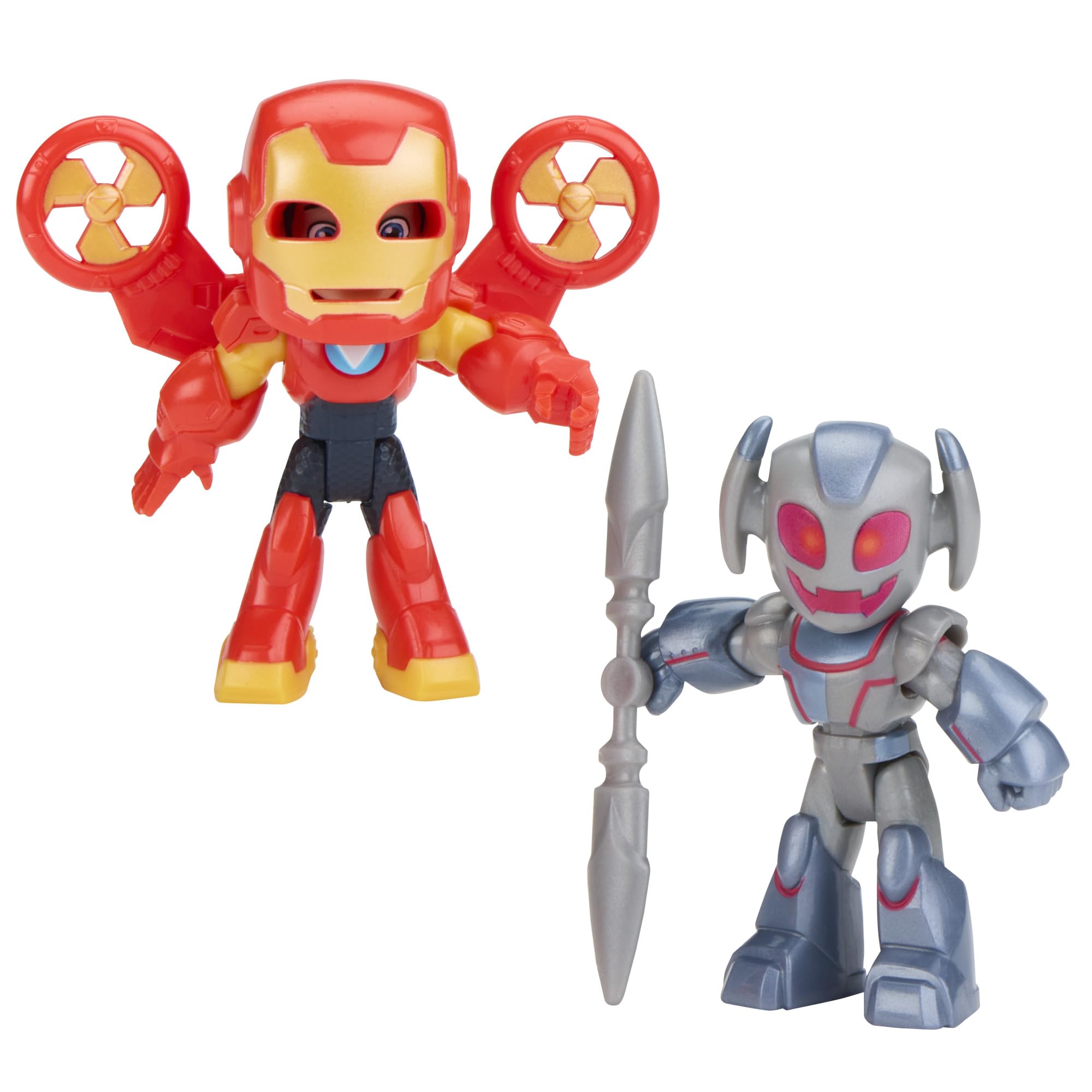Marvel Iron Man and His Awesome Friends Action Figures - 7.6 cm Poseable Figures with Accessories | Ages 3+
