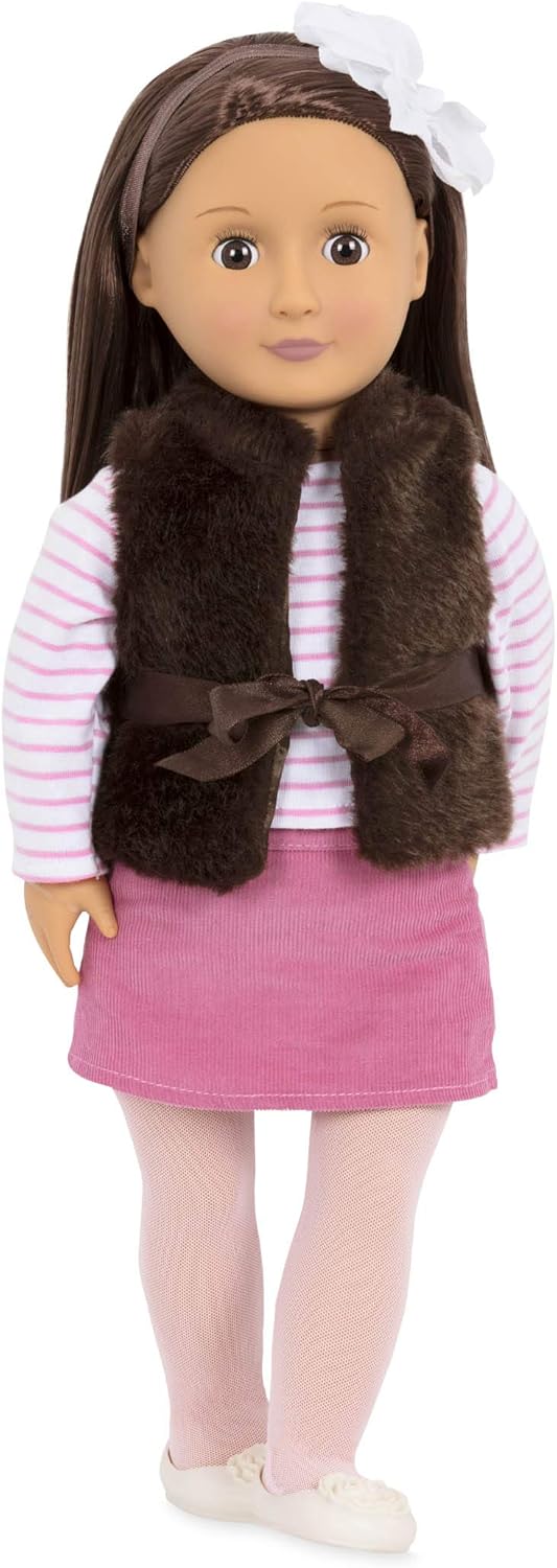 Our Generation Sienna Doll - 18 Inch Doll for 3+ Year Old Girls with Fashionable Outfit & Accessories 1