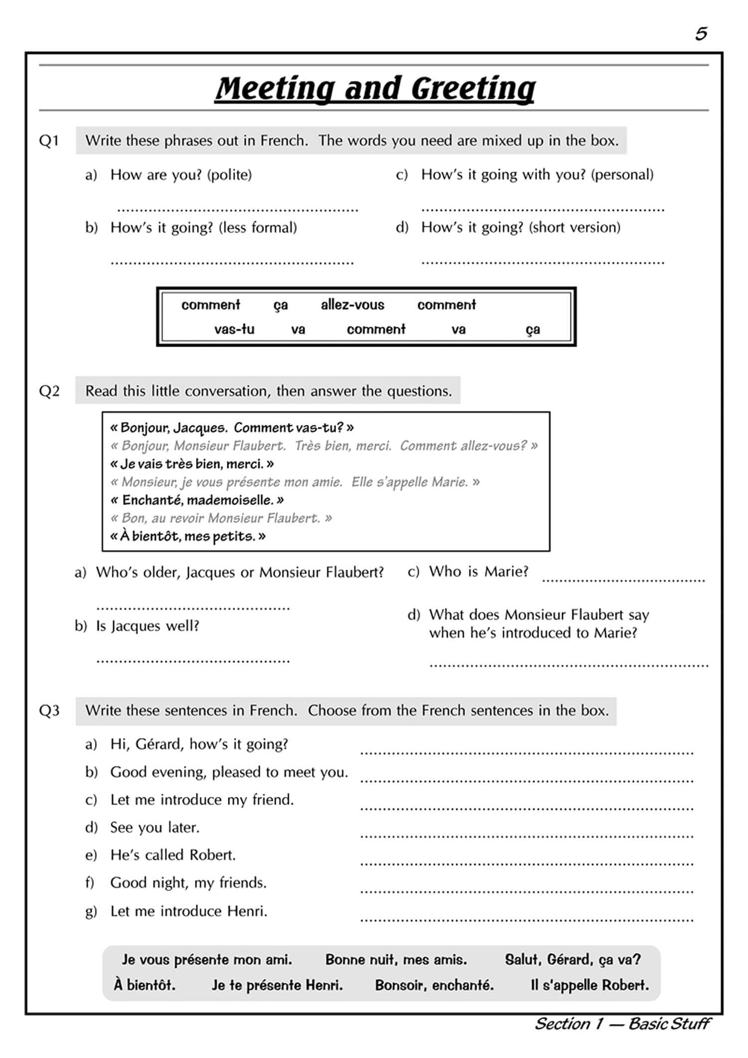 CGP KS3 French Workbook with Answers - Ages 11-14 | Paperback | 76 Pages 6