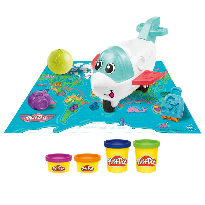 Play-Doh Airplane Explorer Starter Playset - Creative Travel-Themed Play for Ages 3+
