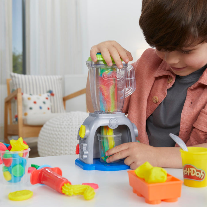 Play-Doh Swirlin' Smoothies Toy Blender Playset - Creative Kitchen Roleplay for Ages 3+