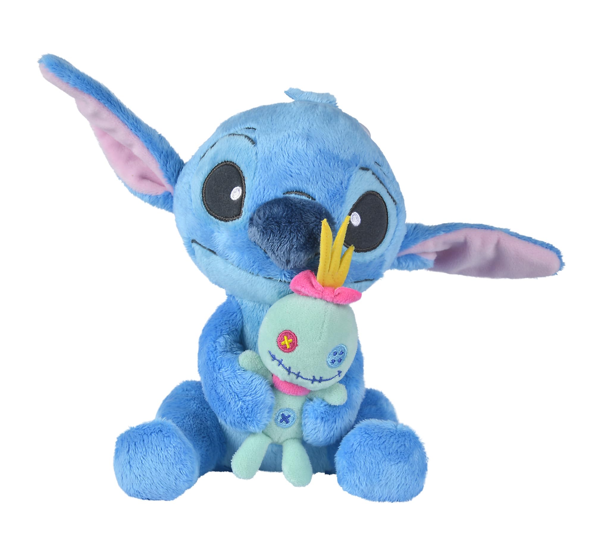 Simba Disney Stitch & Scrump Soft Doll | 25cm Plush Toy | Ages 0m+ 1