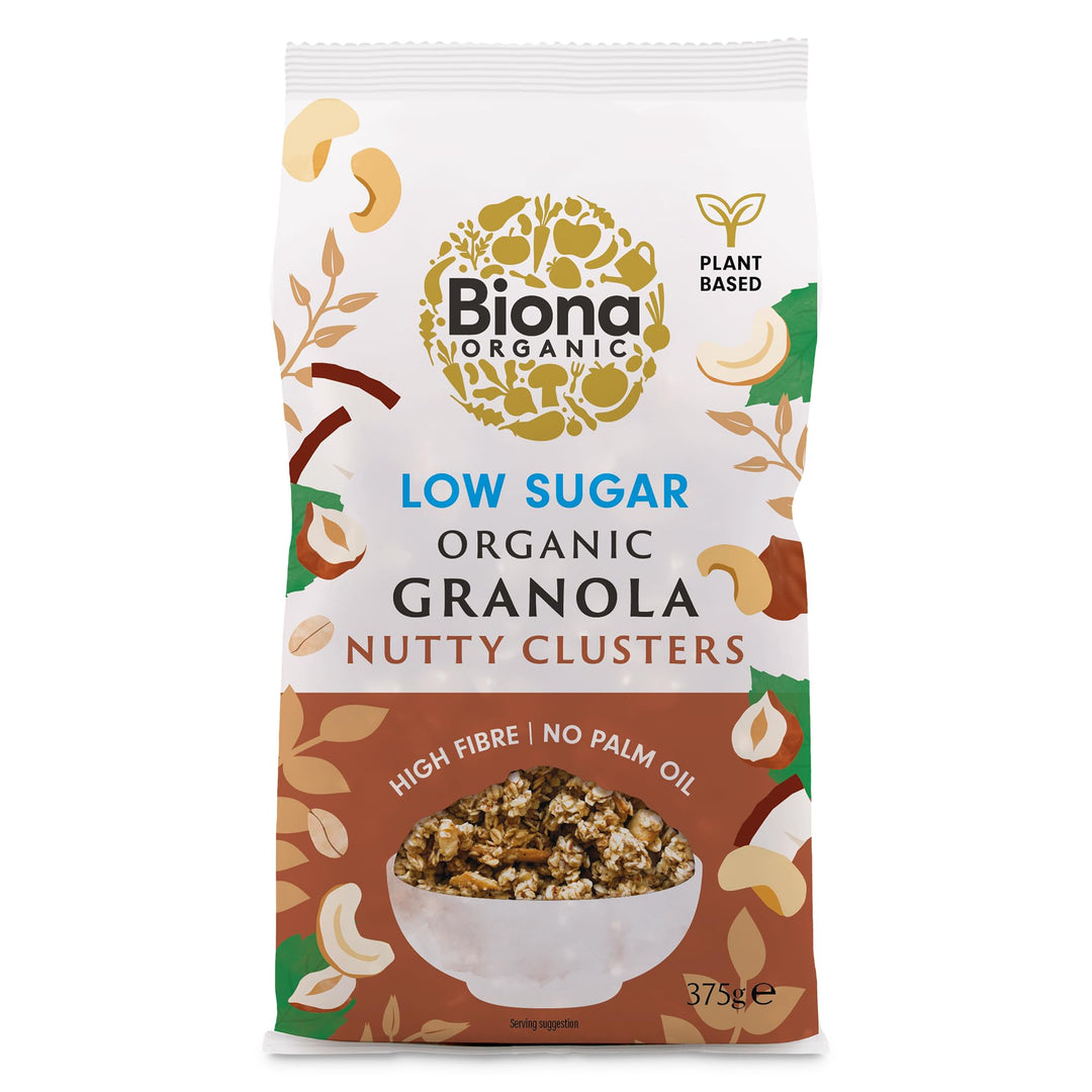 Biona - Nutty Clusters Granola Low Sugar Organic