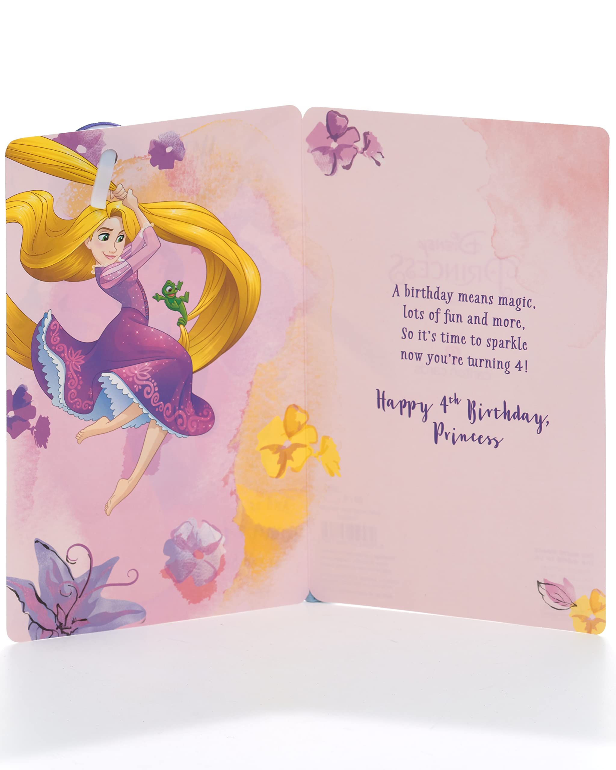 UK Greetings Disney Princess 4th Birthday Card - FSC Certified | 143 x 216 mm 2