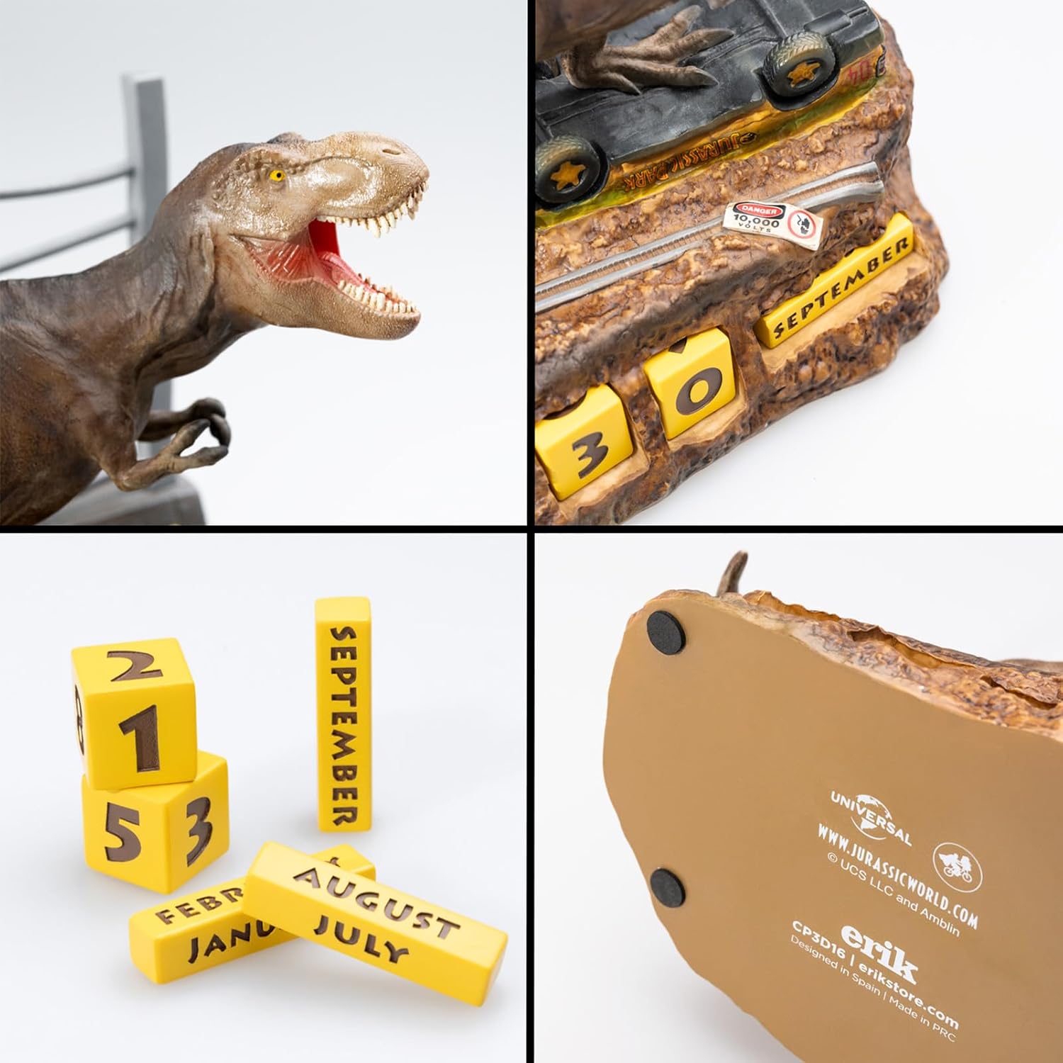 Grupo Erik Jurassic Park T-Rex 3D Perpetual Flip Calendar 14