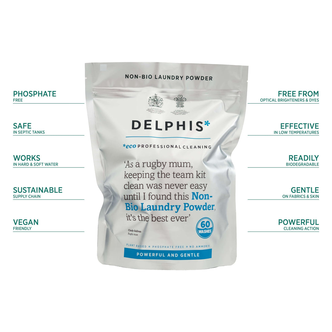 Delphis Eco - Non-Bio Washing Powder with Free Collectors Tin | 60 Washes