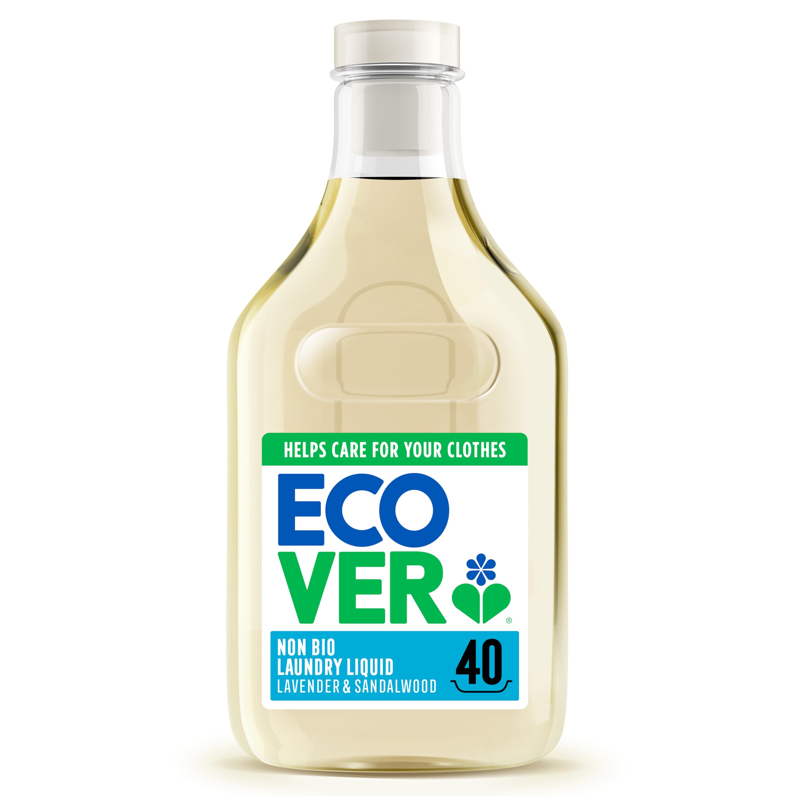 Ecover Concentrated Non-Bio Liquid Laundry Detergent - Lavender & Sandalwood Scent | 1.43 L
