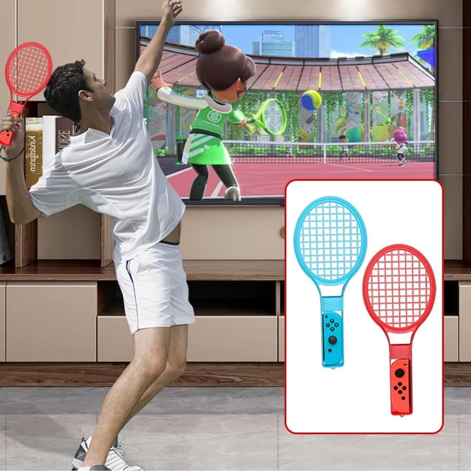 HLRAO 10 in 1 Nintendo Switch Sports Accessories Bundle for Switch & OLED Model 6