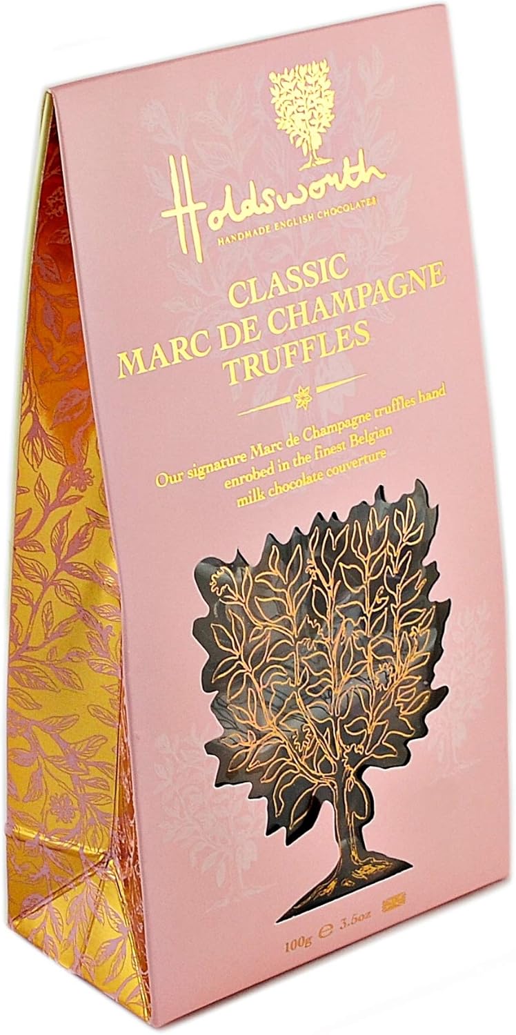 Holdsworth - Marc de Champagne Milk Chocolate Truffles Treat Bag, 100g 1