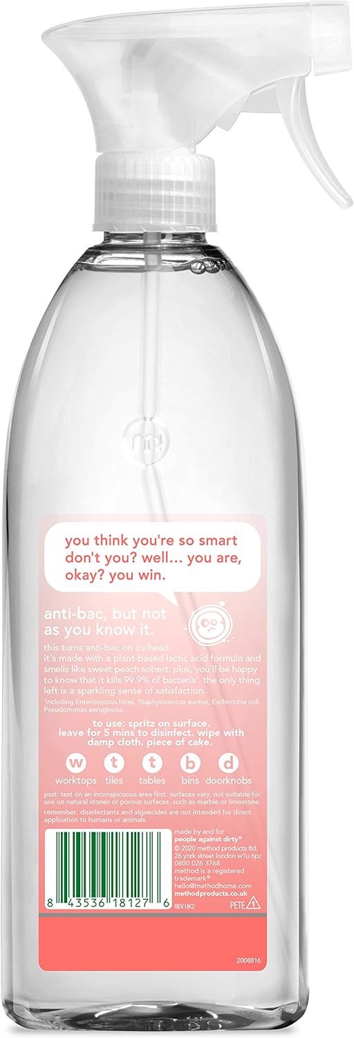 Method Antibakterieller Allzweckreiniger Pfirsichblüte - 828 ml 8