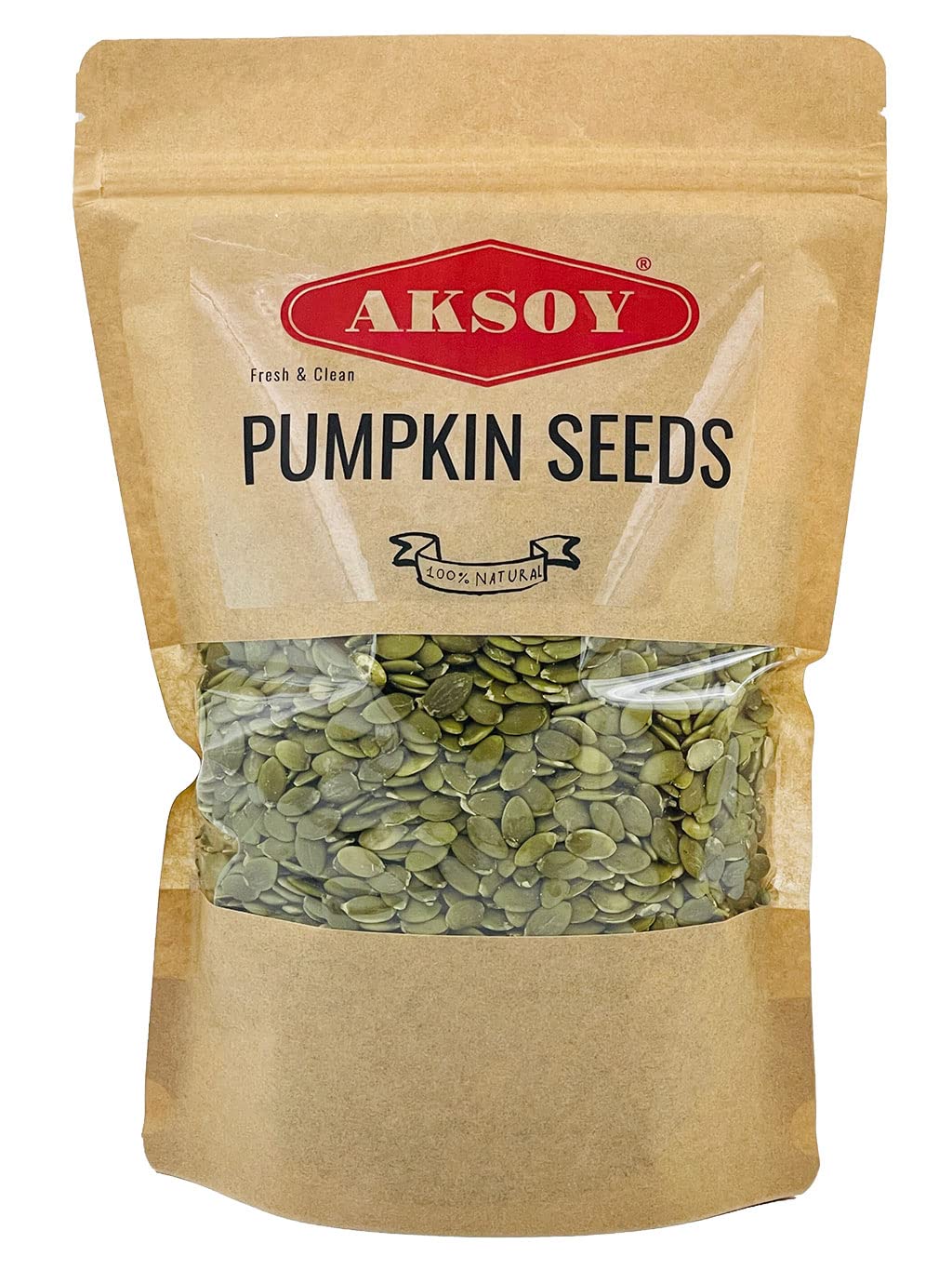 AKSOY Pumpkin Seeds - 650g Raw & Vegan | Rich in Antioxidants & Magnesium 1