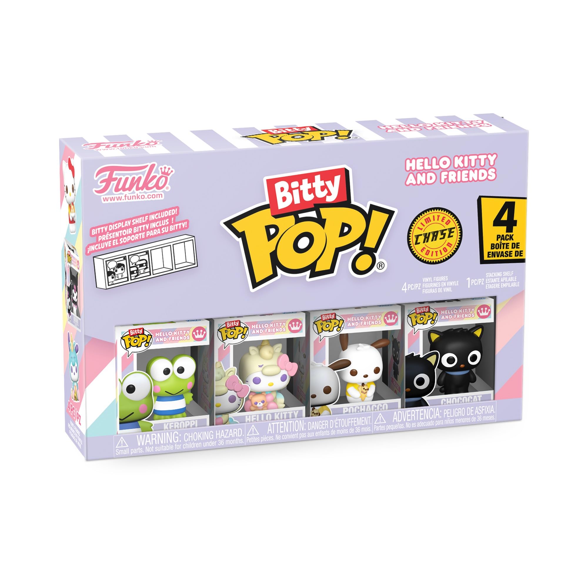 Funko Bitty Pop! Sanrio Keroppi 4PK with Surprise Mystery Mini Figure | Vinyl | 0.9-inch