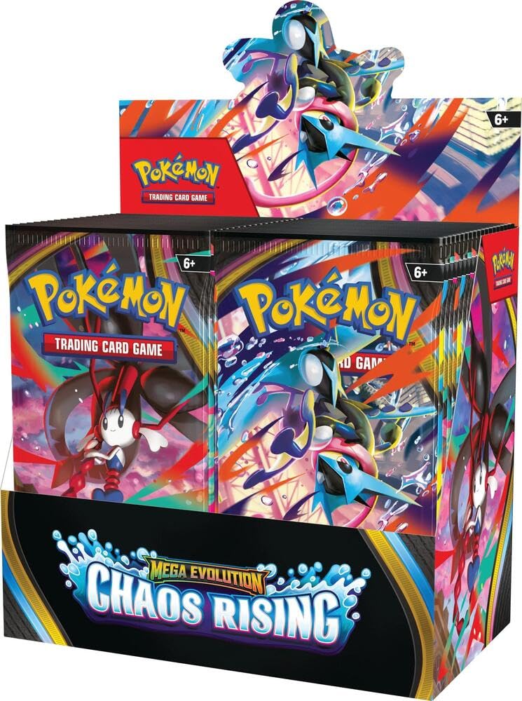 Pokémon TCG: Mega Evolution—Chaos Rising Booster Display Box - 36 Booster Packs 1