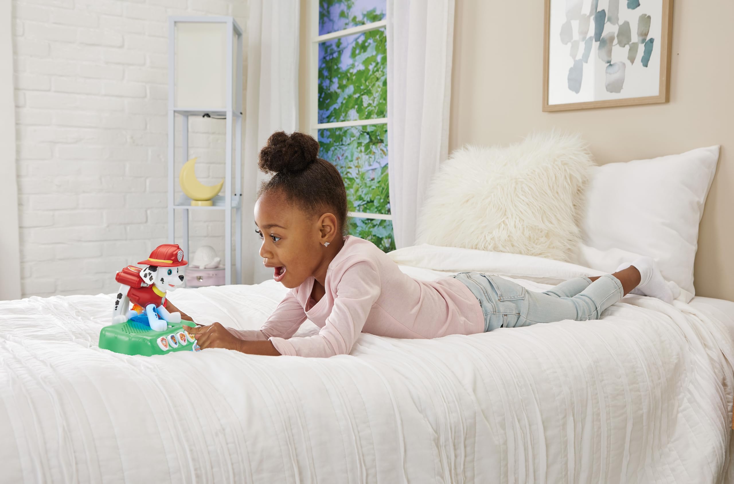 VTech PAW Patrol - Storytime With Marshall, Interactive Storyteller Toy with 4 Rescue Tales 4
