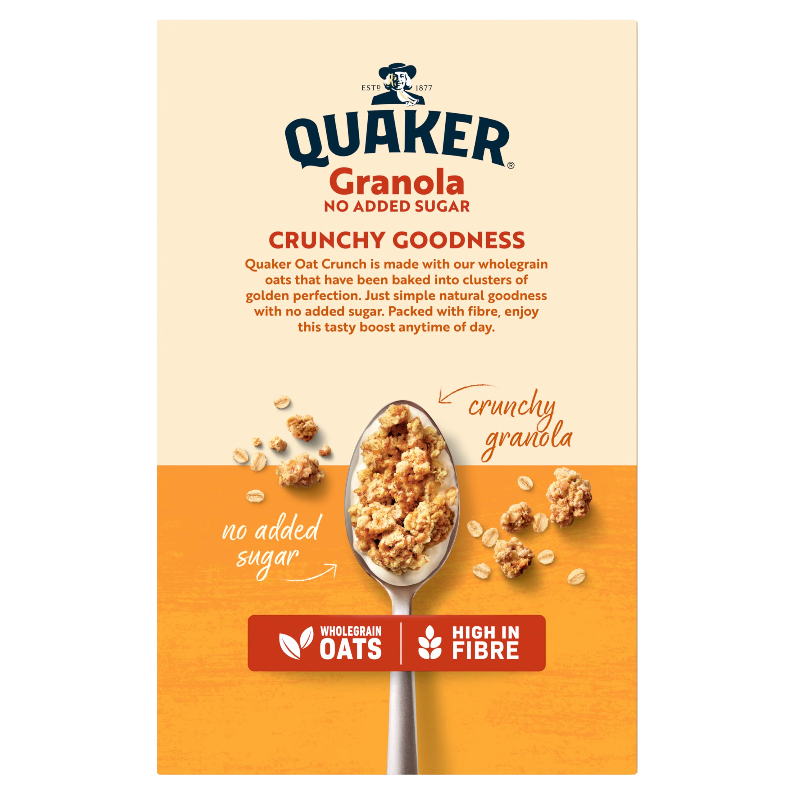 Quaker No Added Sugar Granola - 400g 2