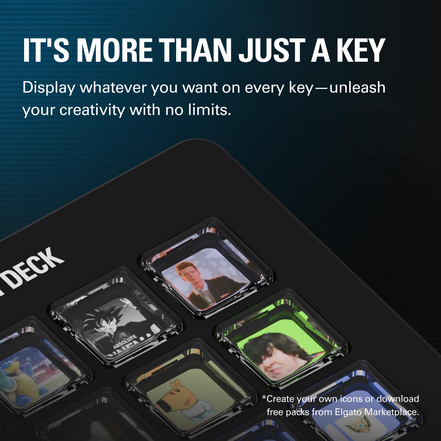 Elgato Stream Deck Scissor Keys—Workflow Controller with Customisable Macro 4