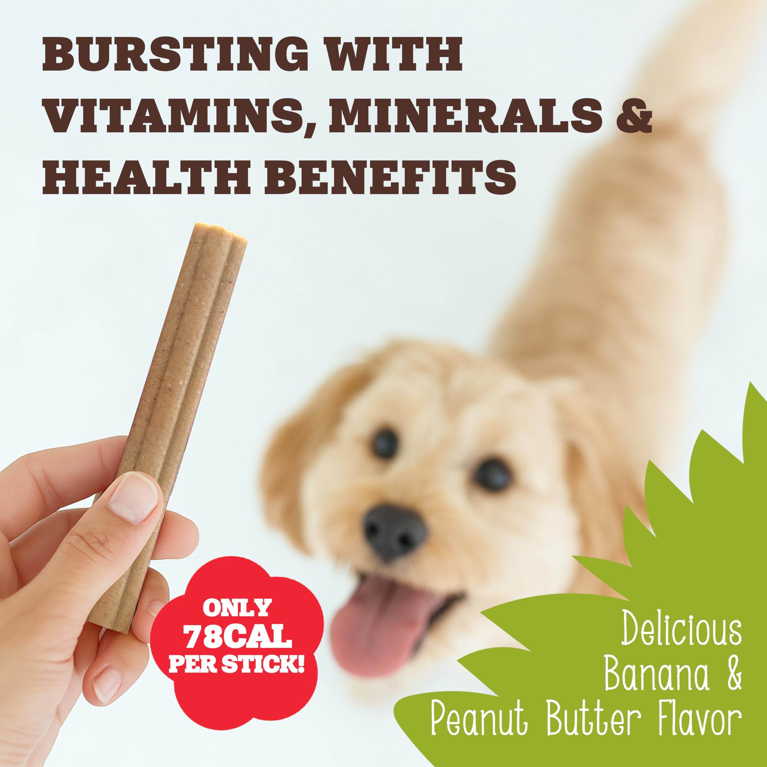 Soopa Cranberry and Sweet Potato Dental Sticks Dog Treat, Low Fat, Hypoallergenic, 100 g 6
