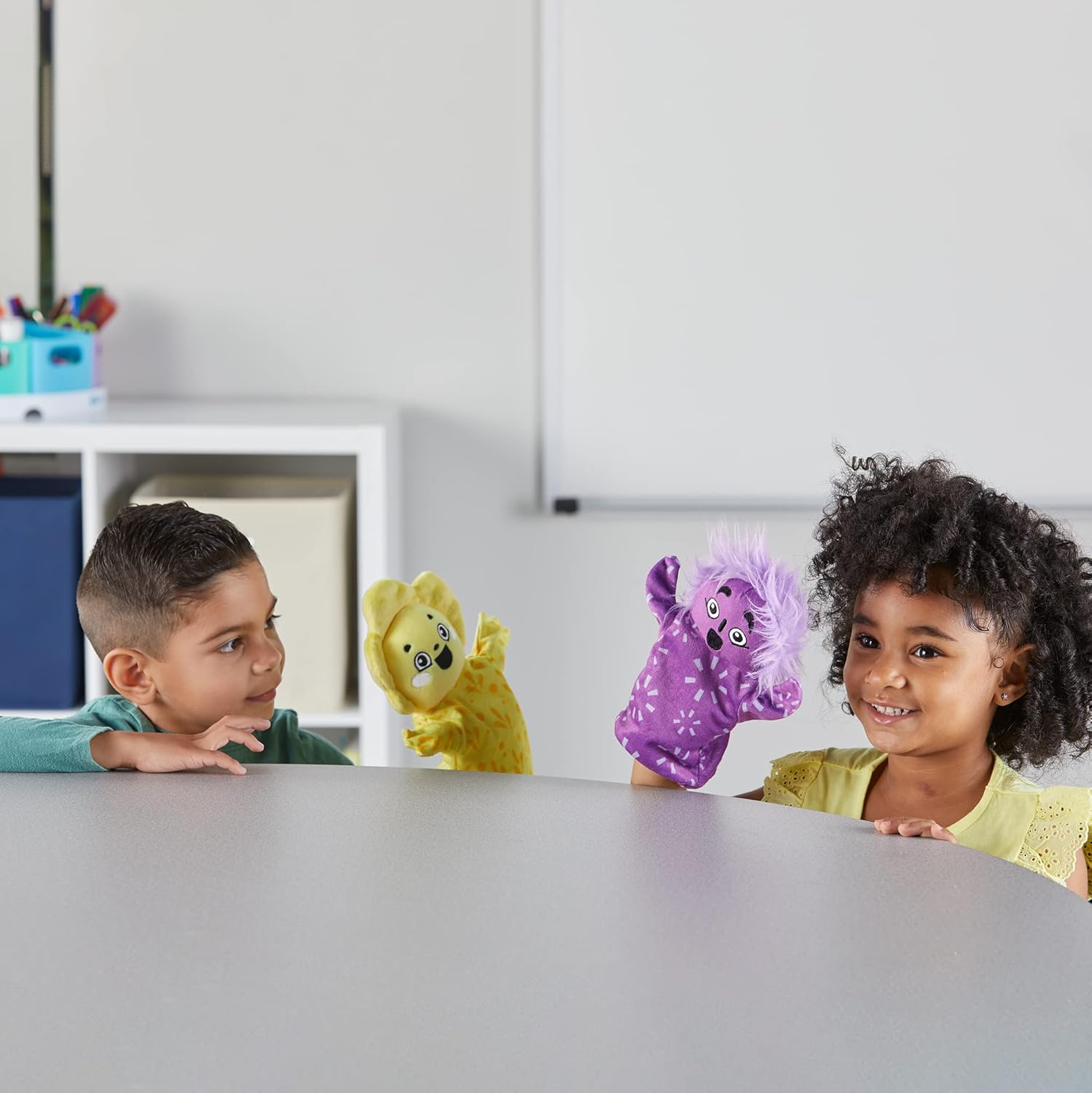 Learning Resources Feelings Family Hand Puppets Set - Educational Emotional Learning Toy for Kids Ages 18 Months-6 Years 2