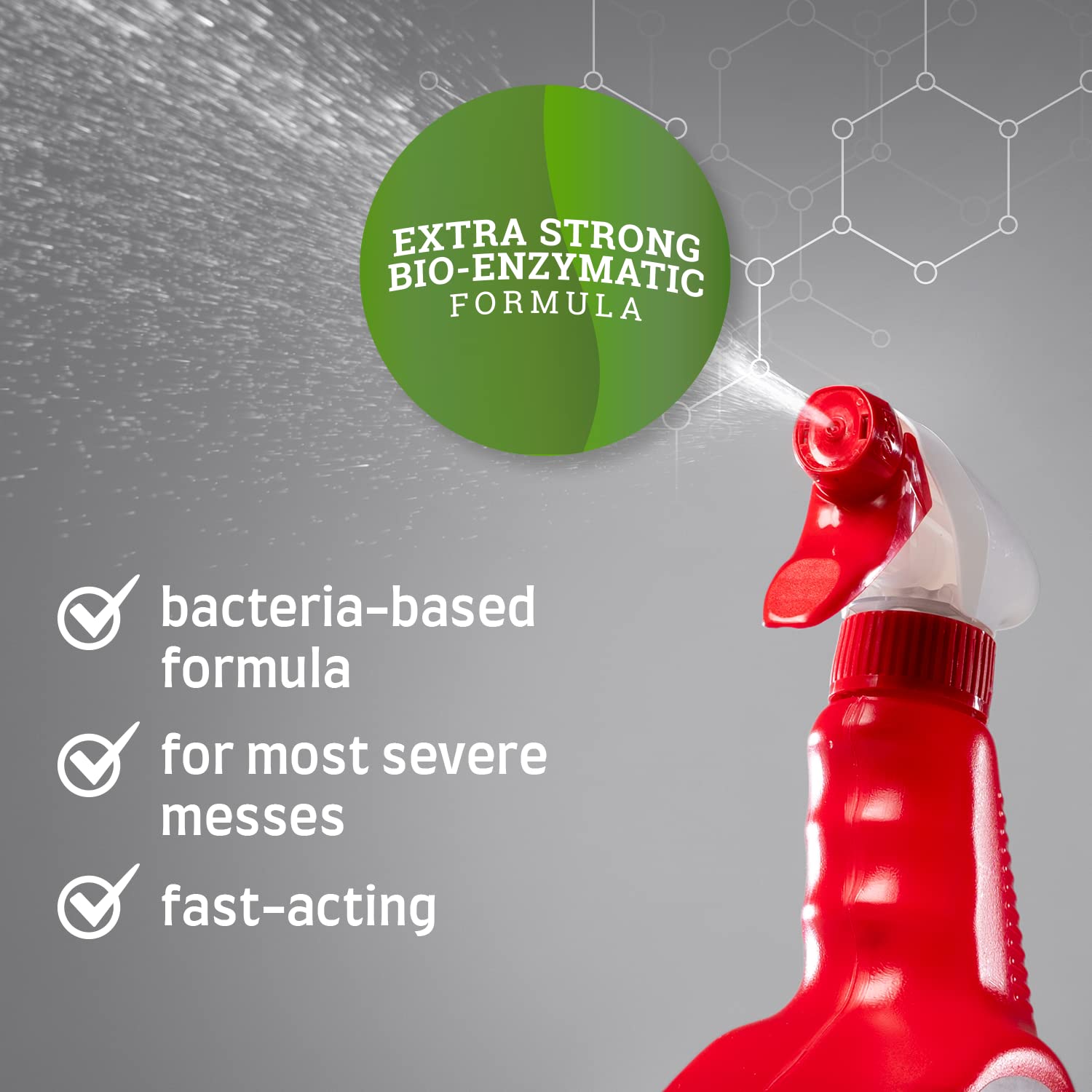 Nature's Miracle Ultimate Cat Stain & Odour Eliminator - Extra Strong Bio-Enzymatic Formula | 946 ml
