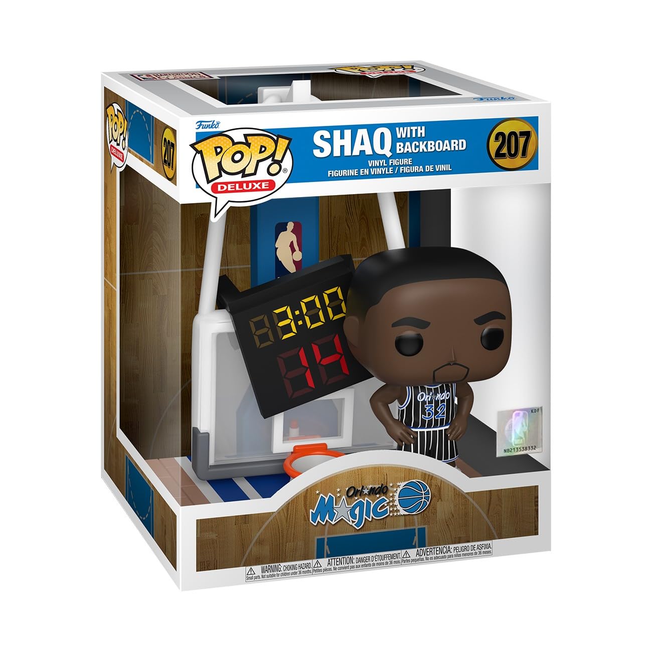 Funko Pop! Deluxe Magic - Shaquille O'Neal - Shaq With Backboard | Vinyl Figure | Multicolor