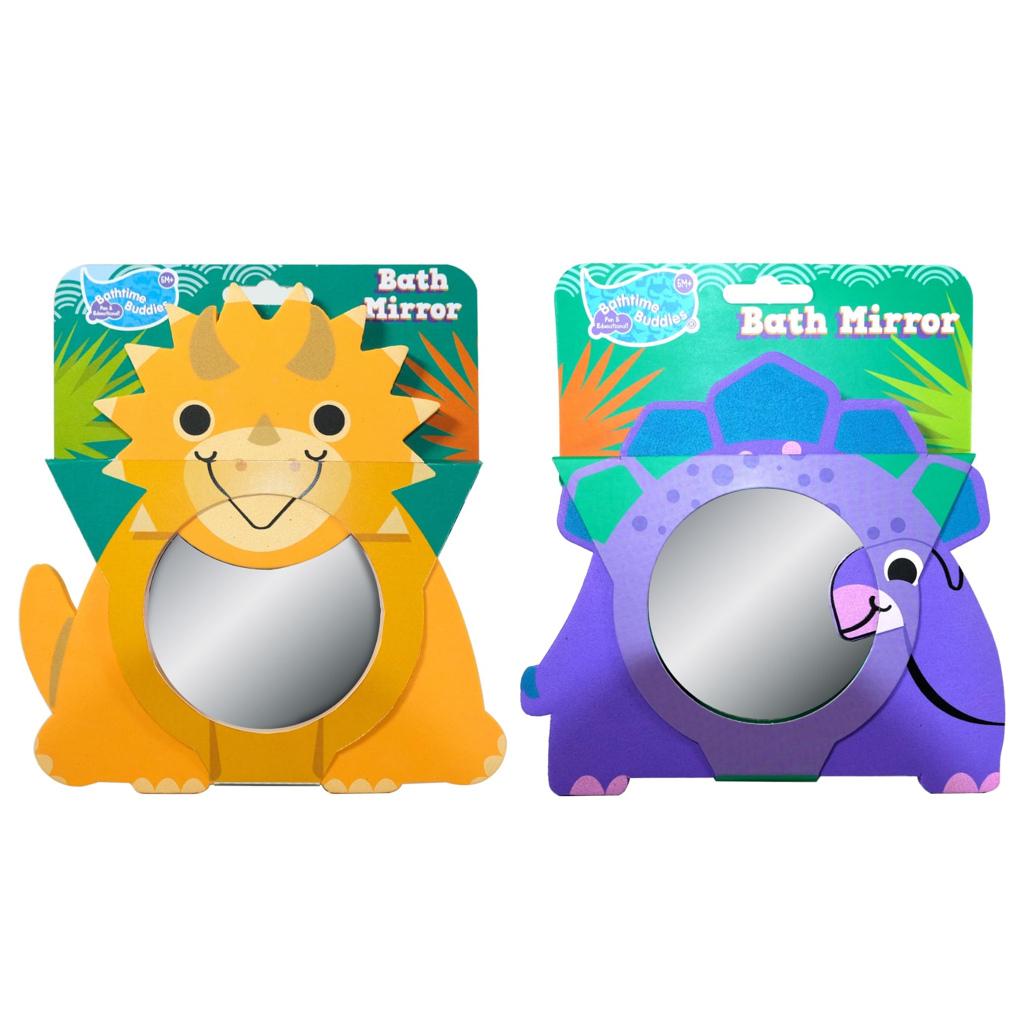 Bathtime Buddies Bath Mirror - Stick On Sensory Toy for 6-12 Months 1
