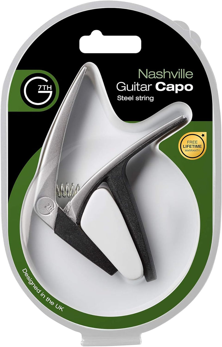 G7th Nashville Capo Steel String Silver 6 String (C21042)