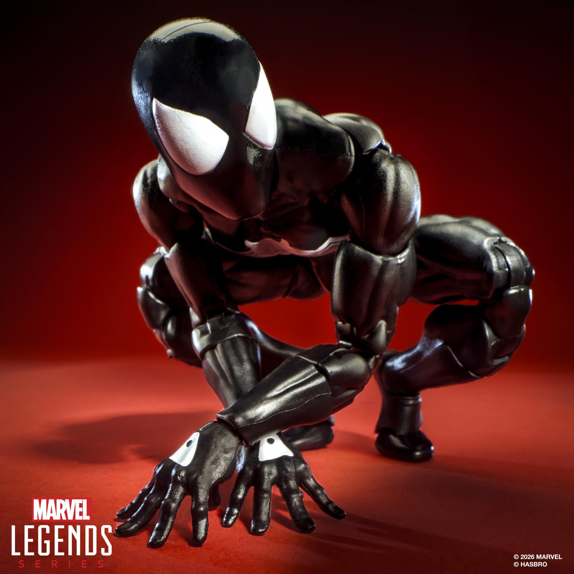 Marvel Legends Maximum Series Symbiote Spider-Man Action Figure - 15 cm, 20+ Points of Articulation, 17 Accessories 3