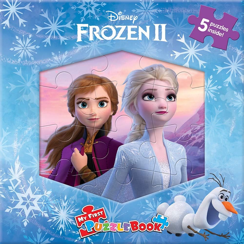 Phidal Disney Frozen 2 My First Puzzle Book | 10-Page Board Book | 5 Puzzles 1