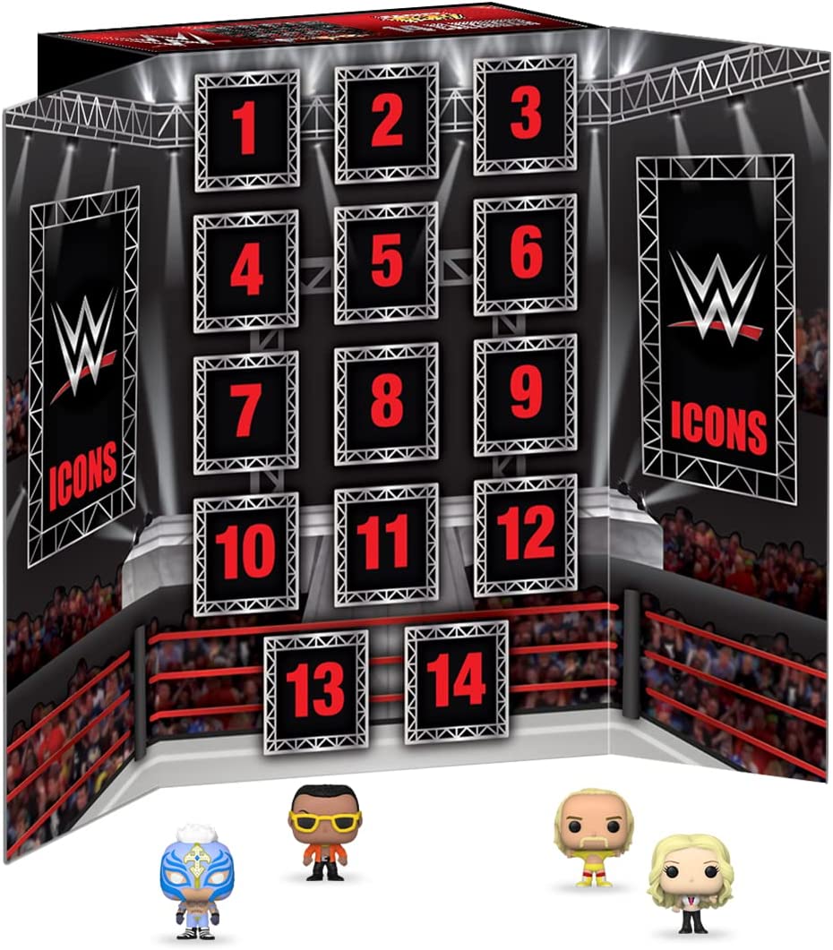 WWE – Countdown-Kalender 2023, 14 Tage Funko Pop! Vinyl