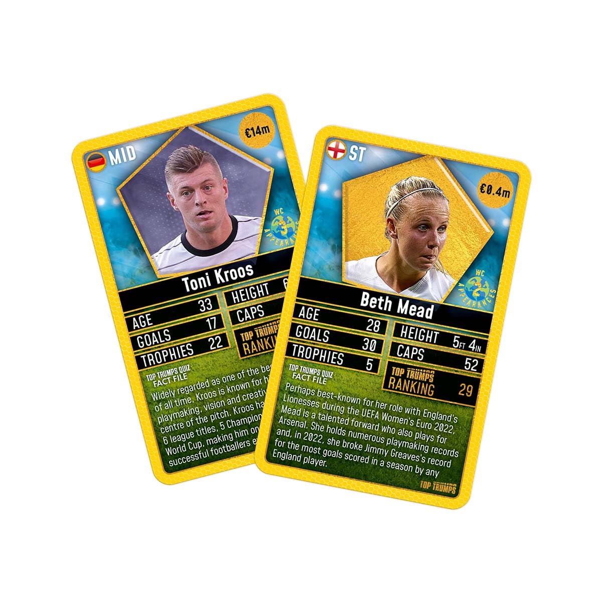 Top Trumps World Football Stars Top 200 Card Game Pack 2 7
