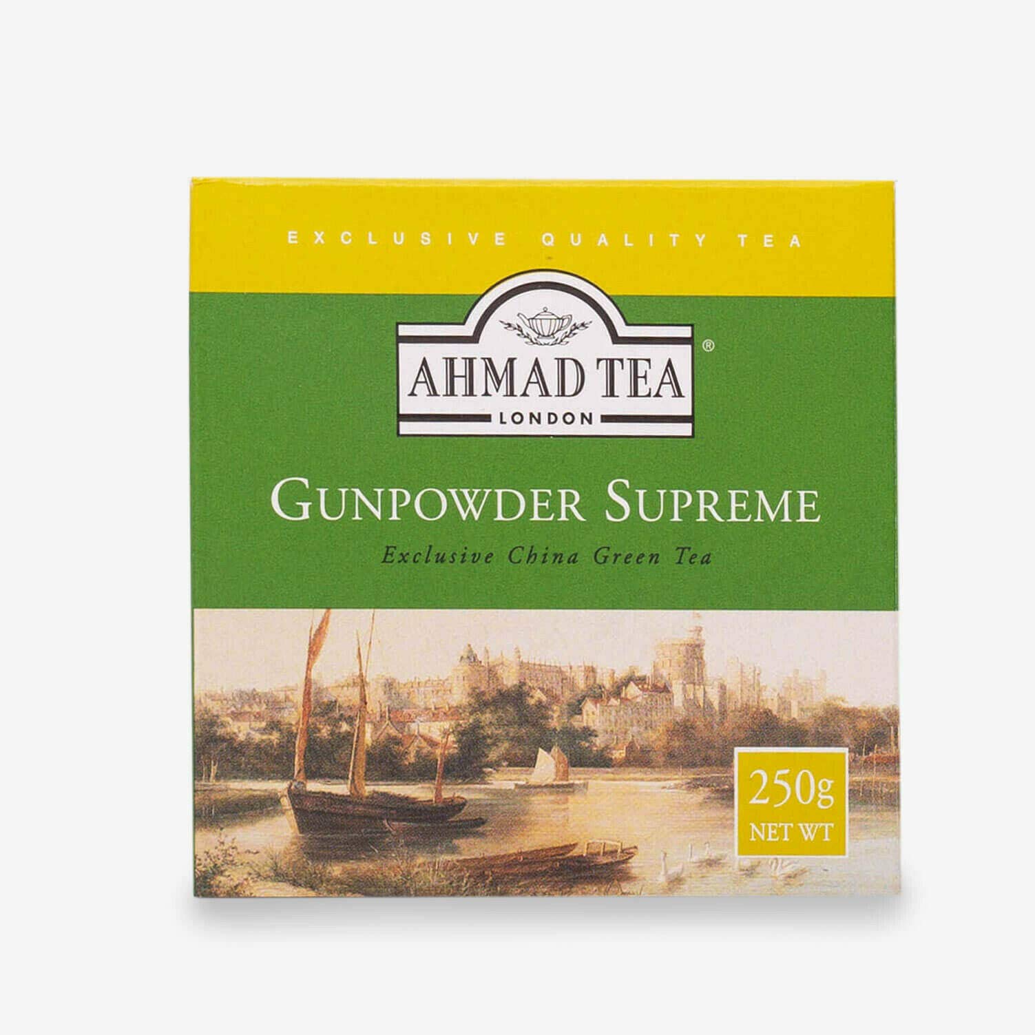 Ahmad Tea Gunpowder Green Tea - Loose Leaf 250g | Smoky Flavor | China Origin 4